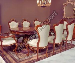Wooden Dining Table Set Traditional, Seating Capacity : 4-6 Chairs