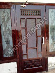 Polished Wooden Safety Doors for Home, Hospital, Office
