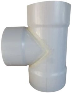 Polished PVC Fabricated Tee, Brand Name : Pamolex for Water