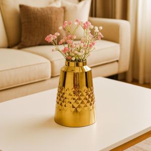 Hammered Flower Vase