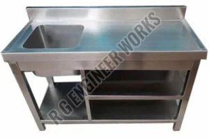 2.5ft Stainless Steel Hygiene Zone Table Sink