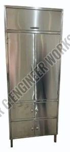 4.5ft Stainless Steel Hygiene Zone Storage Cupboard