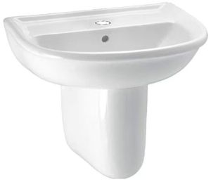 Polished Ceramic cs1203 Wash Basin, Color : White