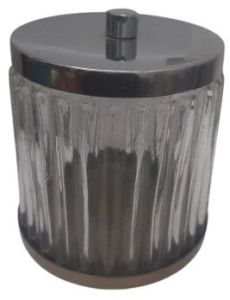 Electrical 100-300MHz Brass Glass Masala Box, Color : White