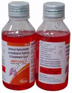 Ambroxol Hydrochloride Levosalbutamol Sulphate Guaiphenesin Syrup, For Business Use, Plastic Type : Plastic Bottles