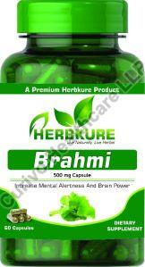 Herbkure Brahmi Capsules, Packaging Type : Plastic Bottle
