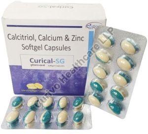 Calcium Softgel Capsules, Strength : 500mg, Packaging Type : Blister