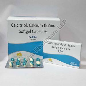Calcium Soft Gelatin Capsules, Packaging Size : 10X1X10 Pack