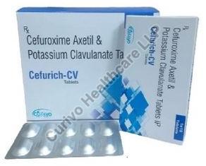 Cefuroxime Axetil Potassium Clavulanate Tablets, Packaging Type : Box