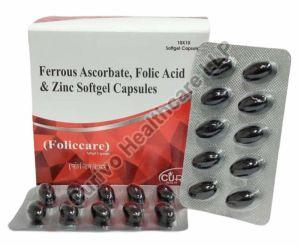 Ferrous Ascorbate & Folic Acid Softgel Capsule