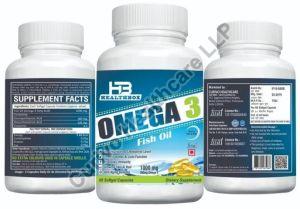 Omega 3 Softgel Capsules, Brand Name : Health Box