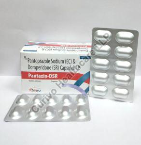 Pantoprazole and Domperidone Capsules, Packaging Size : 10x10 Tablets