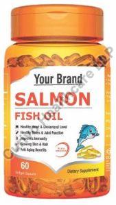 Salmon Fish Oil Softgel Capsule, Brand Name : Your Own Brand