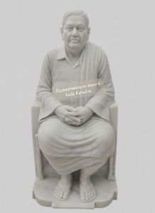 Old Man Marble Realistic Human Statue