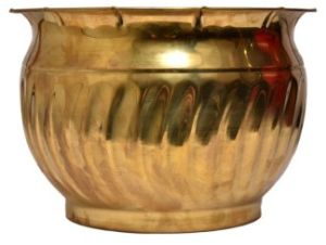 Golden Brass Planter