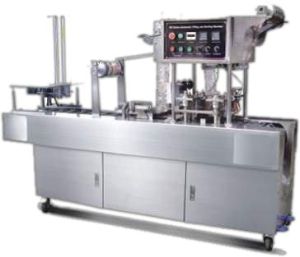 Polished Stainless Steel Automatic Cup Filling & Sealing Machine