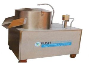 Stainless Steel Potato Washing & Peeling Machine, Color : Silver