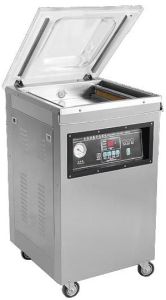 Electric Single Chamber Vacuum Packing Machine, Color : Grey