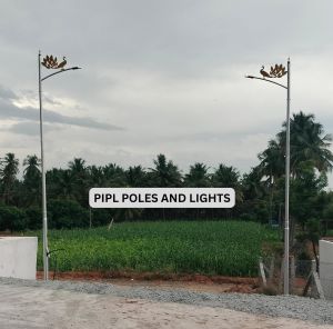 Single Arm Peacock Design Pole