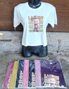 Multicolor Looper Lycra Ladies Casual Wear T Shirt, Pattern : Printed