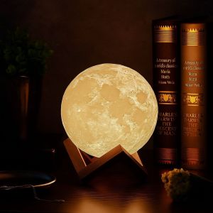 3D Moon Color Changing Touch Sensor Night Light