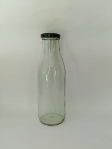 500ml Glass Milk Bottle, Color : Transparent