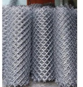 Galvanized Steel Tata Chain Link Fencing Wire, Color : Silver