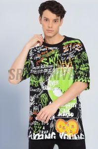 Mens Digital Print T Shirt, Size : XL & XXL Casual Wear