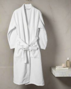 Plain Mens Micro Polyester Bathrobe XL & XXL