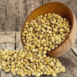 Light Brown Whole Coriander Seeds, Packaging Type : 25 Kg Bag