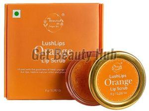 Lush Lips Orange Lip Scrub, Packaging Type : Glass Jar