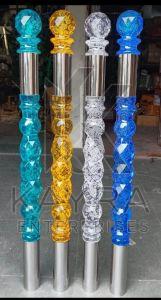 Polished Acrylic Spherical Pillar, Thickness : 10-15mm