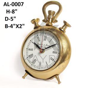 Aluminium Table Clocks, Shape : Round for Timekeeping