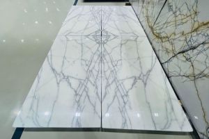 Spider White Marble Slab