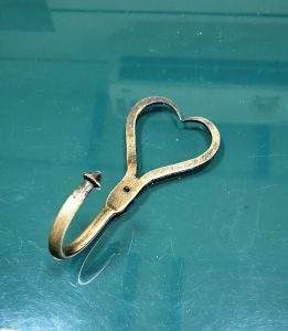 Polished Antique Cast Iron Hooks for Hanging Coats, Hats, Keys, Etc.