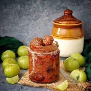 Spicy Gooseberry Pickle, Packaging Size : 500 Gm for Condiment