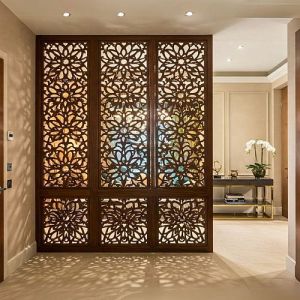 3 Panel Wooden Partition