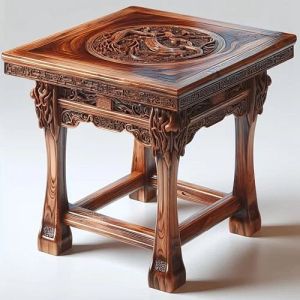 Handmade Wooden Side Table