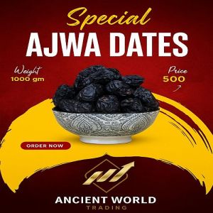 Special Ajwa Dates, Color : Dark Brown for Healthy Snack