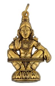 Ayyappa Dollar Brass Statue