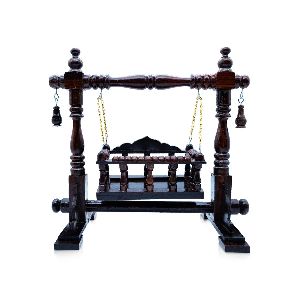 Wooden Jhula - Wooden Pooja Thali