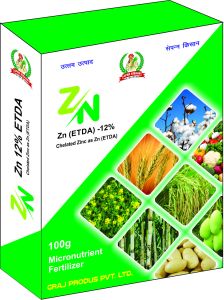 Zinc EDTA 12% Chelated Micronutrient Fertilizer