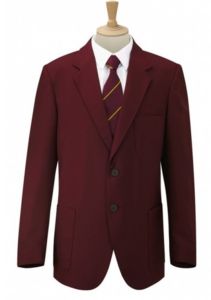 Maroon Wool Full Sleeve School Blazer