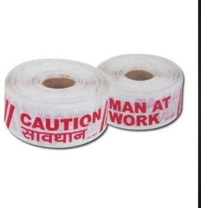 Plastic Barrication Tape 3inch Bredth, length- 200 Mtr