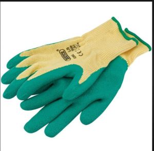 Coated Gloves- Yellow/green
