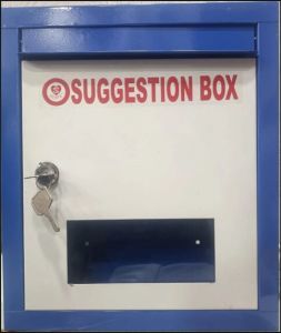 Plain Aluminum Suggestion Box for Bank Use, Industries, Offices