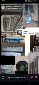 Concrete Fencing Pole, Color : Grey, Frame Material : Steel