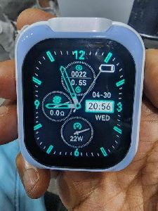 Silicone Rubber Smart Watch, Strap Color : Blue, Gender : Unisex