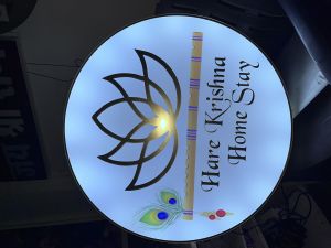 Acrylic 3d Logo, Shape : Round