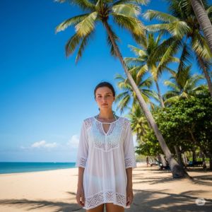 Cotton Embroidered Blouse